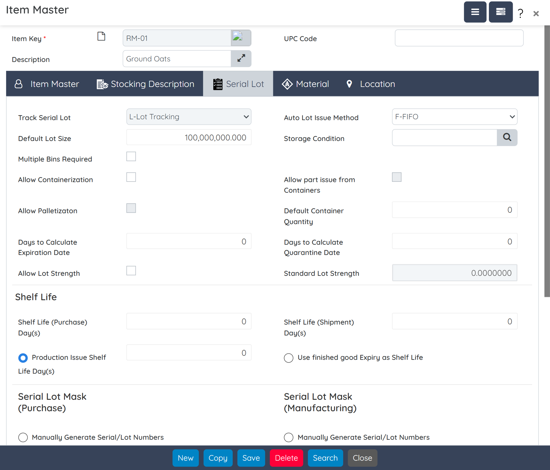 Inventory and Warehouse Control