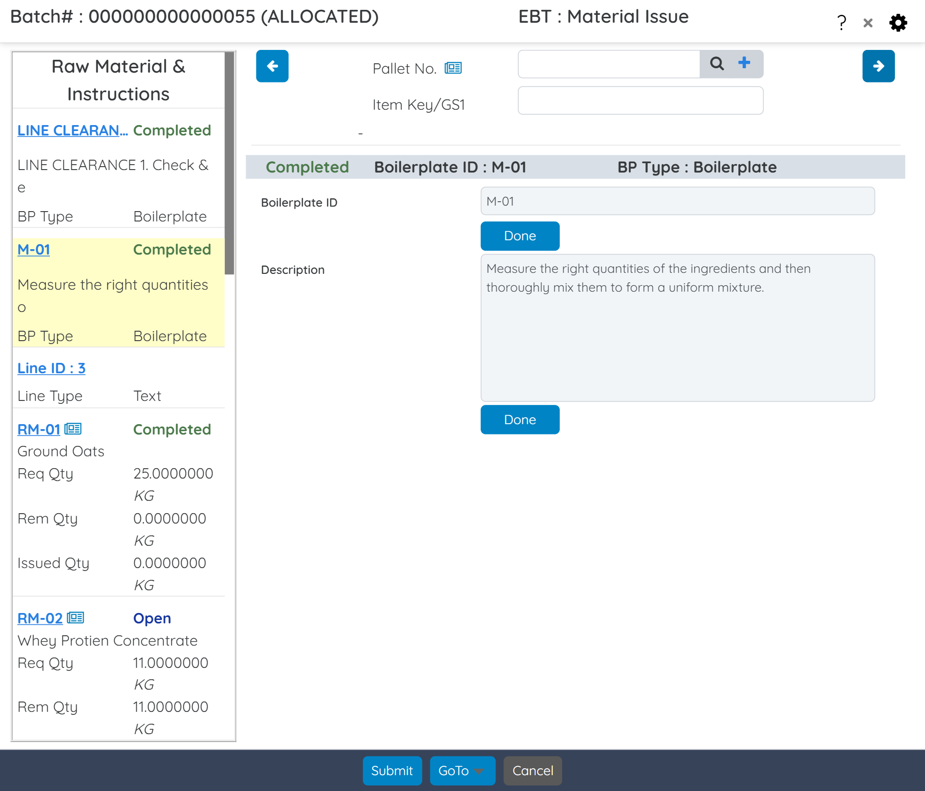 Electronic Batch Records (EBR and MBR)