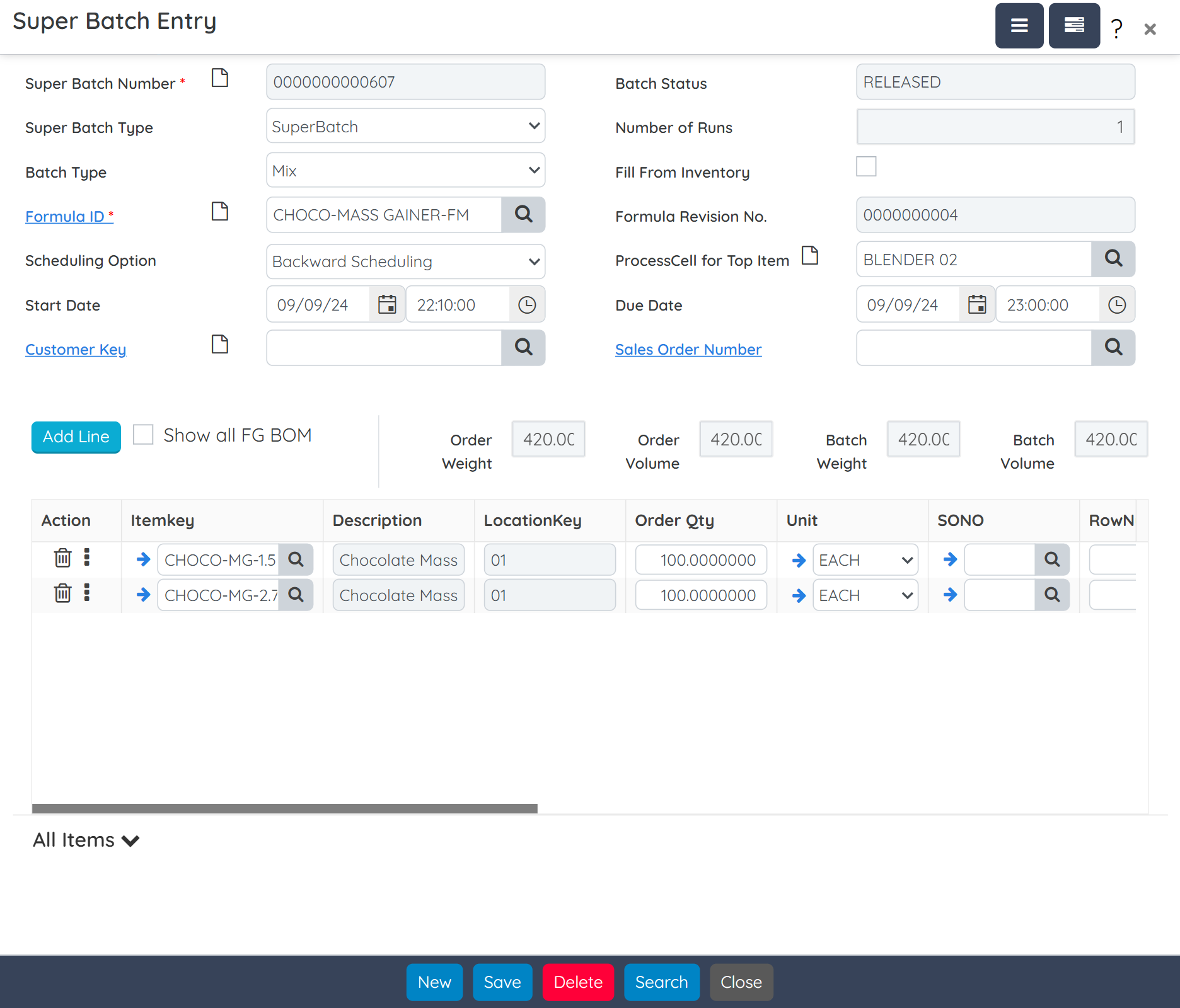 Advanced Batch Production and MES